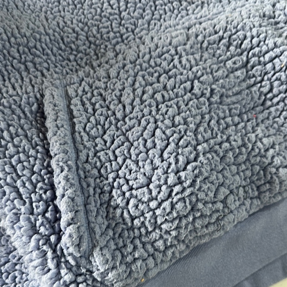 PINK Victoria's Secret Blue and Purple Cowl Neck Sweater - Picture 3 of 4